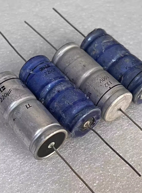 库存散新飞利浦 BC 220UF 100V 132LL 长寿命 发烧阴极电解电容