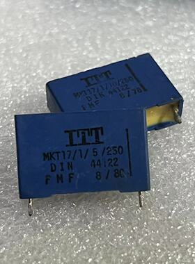 拆机西德早期 ITT-MKT17 DIN44122系 250V 1UF 补品耦合分频电容