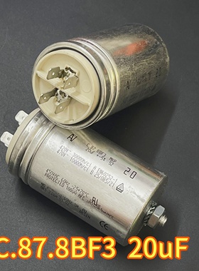 进口保加利亚 AV C.87.8BF3 MKP 20uF 470VAC 电机运行启动电容器