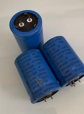 拆机美国SPRAGUE 思碧 81D系 10000UF 50V 发烧滤波电解电容