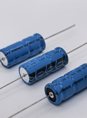 VISHAY 飞利浦BC 120KO系 100UF 100V 铜脚轴向发烧阴极电解电容