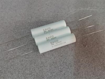 全新EACO MS型 0.0068UF 8000V 682J粗铜脚超高压吸收无感电容