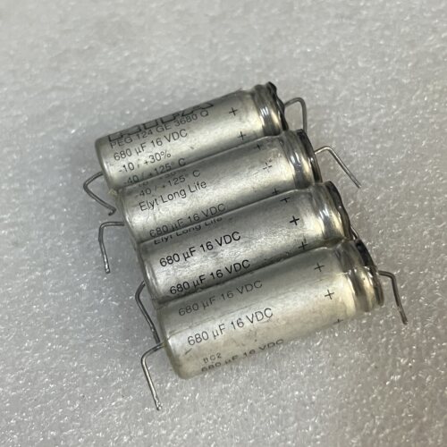 拆机 瑞典RIFA PEG124GE3680Q系列 680UF 16V 发烧音频电解电容