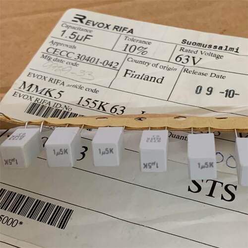 全新瑞典 EVOX RIFA MMK5系 1.5UF 63V 发烧分频耦合无极薄膜电容