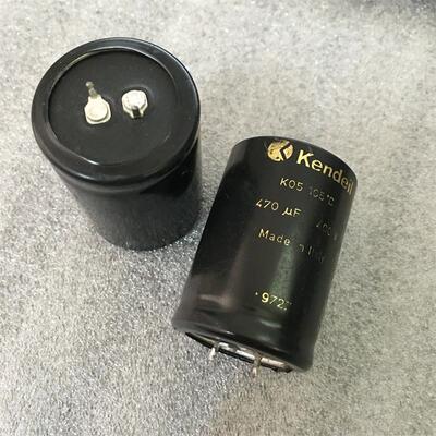 拆机意大利肯德 kendeil 470UF400V 发烧金字胆机滤波电解电容