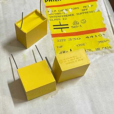 飞利浦电容1UF250VAC代400v