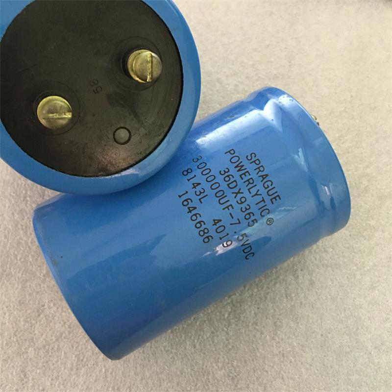 拆机 SPRAGUE 思碧 36DX系 7.5v300000uf 汽车功放音响滤波电容器