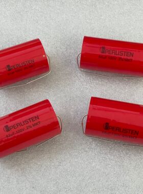 美国 PERLISTEN 佰丽声 51UF 56UF 62UF 68UF 100V 铜脚分频电容