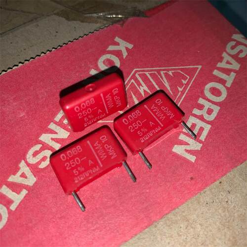 西德产 WIMA 威马 MKP10系列 0.068UF 250V 发烧耦合音频无极电容
