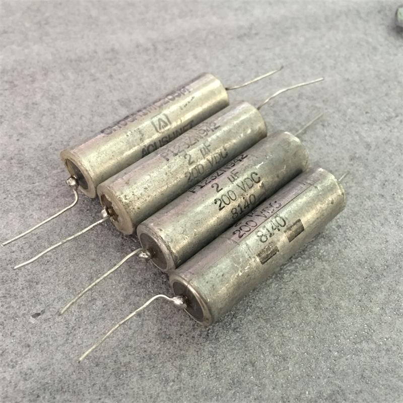 拆机美国古董铜壳分频电容