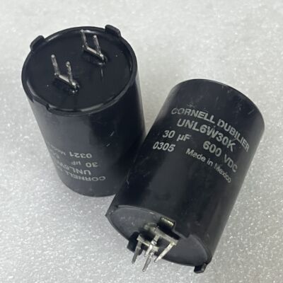 美国CORNELL DUBILIER UNL6W30K  30UF 600V DC 胆机高压滤波电容
