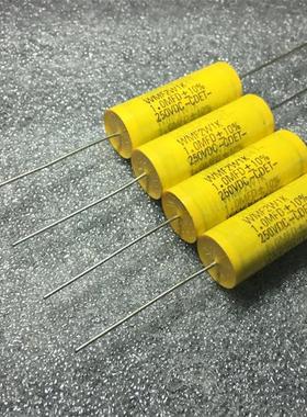 美国 CDET WMF2W1K系列 1UF 250V 发烧轴向分频无极薄膜电容