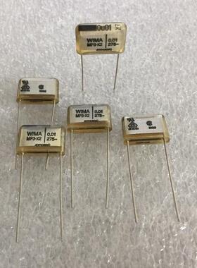 WIMA威马 MP3-X2 0.01uF 103 275V  铜脚耦合透明薄膜电容