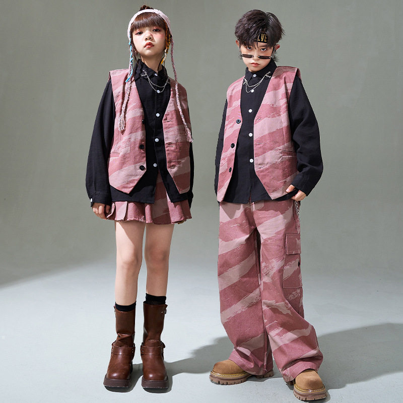 儿童嘻哈街舞潮服女童爵士舞t台走秀表演服男童hiphop架子鼓套装,童装/婴儿装/亲子装,儿童演出服,淘宝优惠券,粉丝福利购,淘宝优惠卷