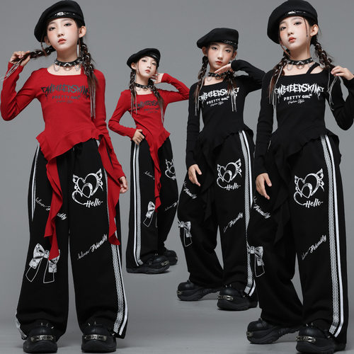 女童爵士舞服装女团洋气jazz表演
