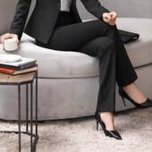 女直筒职业正装 裤 2026新款 显瘦垂感休闲西装 上班修身 黑色工作长裤
