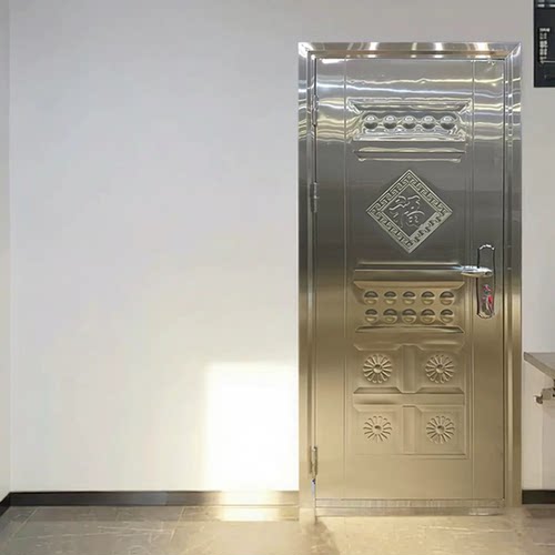 【304支持药水检测】加厚304不锈钢进户防盗门入户门单门阳台门