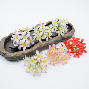 水晶百合花串花墙门楣插花西餐厅装饰商场橱窗展柜装饰氛围布置