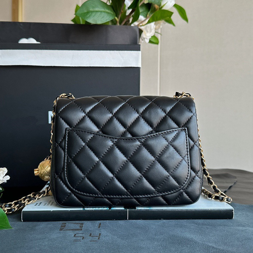 新版本方胖子CF小金球链条包女士