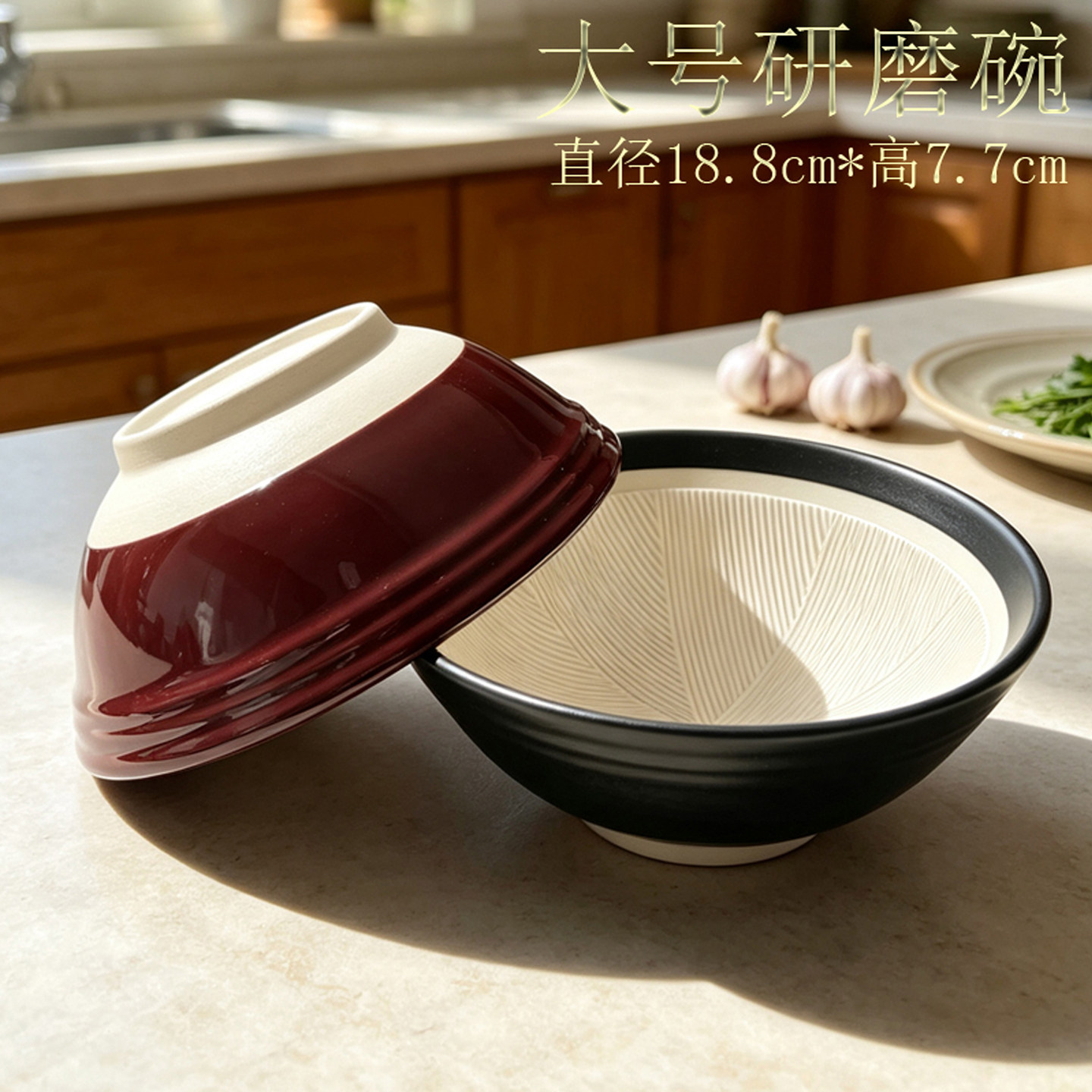包邮食物碾磨器日式宝宝辅食研磨碗婴儿果蔬米糊陶瓷捣蒜器打磨碗