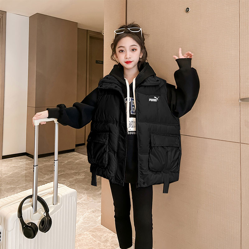 奥莱专柜羽绒棉马甲冬款外穿坎肩