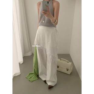 YS2 ACC.JD焦点 配屁帘 休闲裤 218 26年夏上新清新直筒百搭屁帘裤