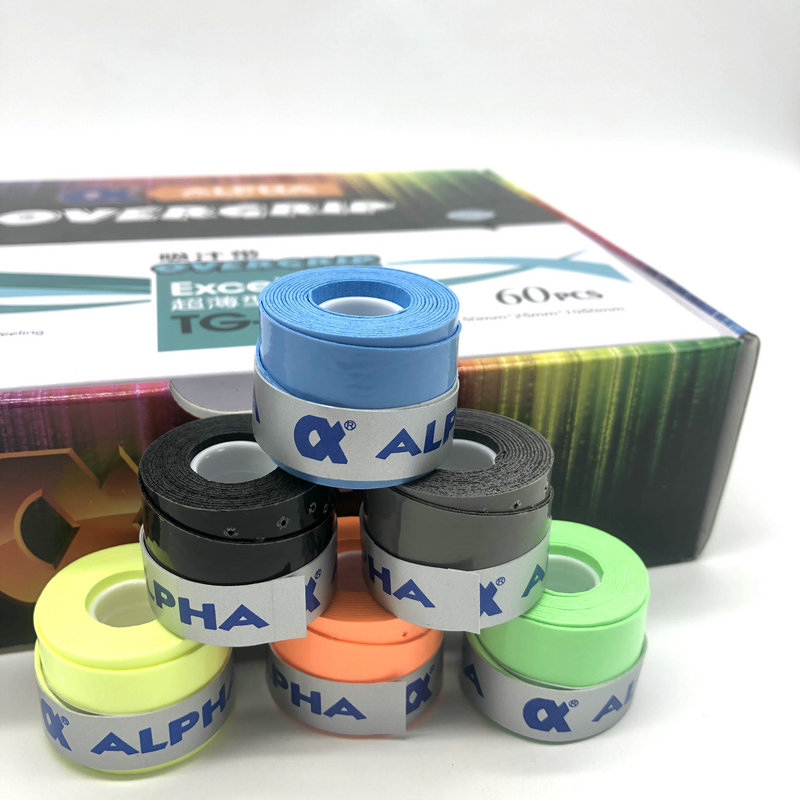 正品阿尔法ALPHATG100网球拍羽毛球拍手胶白色吸汗带超薄黏性包邮