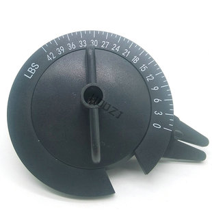 POWERTI羽毛球拍拍压测量器手动测压器弹簧测磅测磅器坚定是否换
