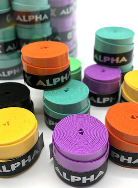 新款阿尔法网球拍羽毛球拍磨砂TG350粘性TG300手胶吸汗带一盒包邮