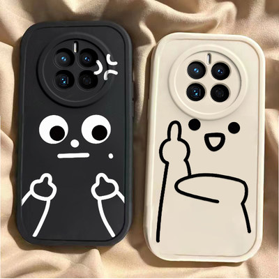 适用于真我12pro壳realme12Pro+搞怪卡通保护套OPPORealme十新款硅胶软壳Por防摔全包Pr0男女12P可爱创意