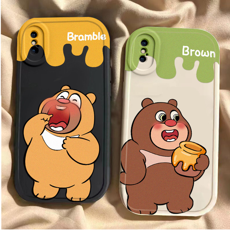 适用于苹果x壳iPhoneXSmax保护套苹果XR新款硅胶XR全包镜头防摔iPoneXS可爱卡通平果XA个性创意男女情侣
