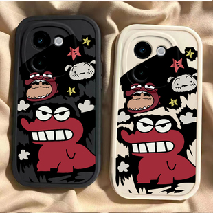 适用于vivoY200壳新款Y100i5G恐龙小新保护套Y200GT硅胶Y100防摔全包voviy软外壳viovy男女viv0voy保护套