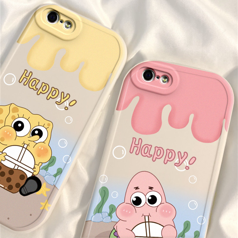 适用于苹果5s壳可爱创意iPhone5S防摔全包保护套IP5粉色卡通新款女5 S硅胶磨砂软壳苹果五个性网红钢化膜