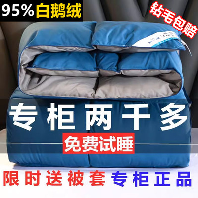 出口羽绒被全棉加厚保暖秋冬特价
