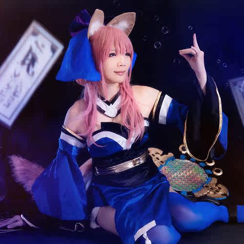 布偶幻想乡 fate/extra caster 玉藻前 九尾妖狐 cos/cosplay