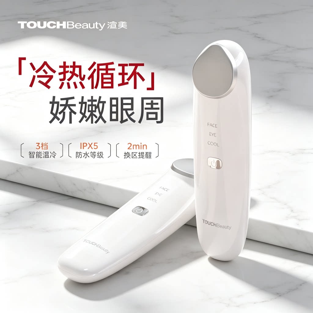 TOUCHBeauty渲美美眼仪眼部美容仪冷热敷淡化眼纹黑眼圈按摩仪