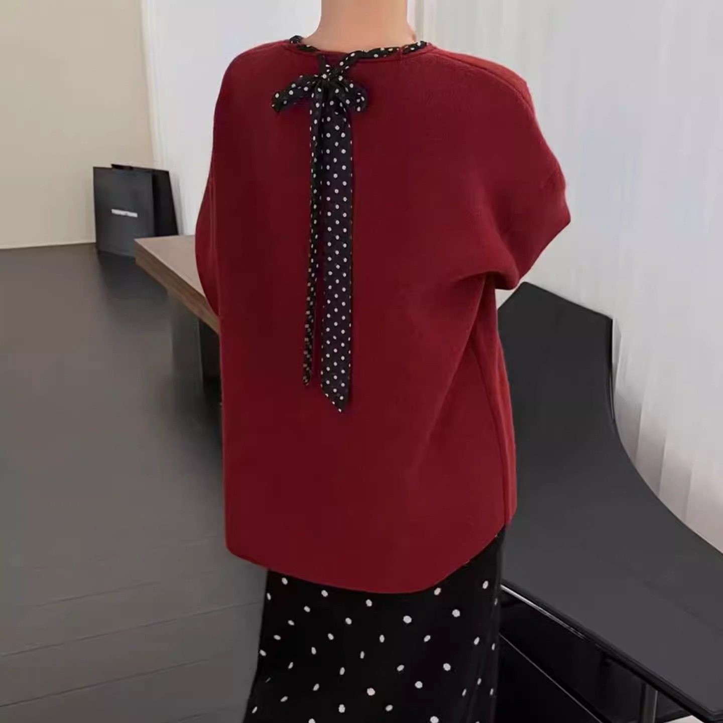 针织衫大码毛衣慵懒宽松显瘦上衣