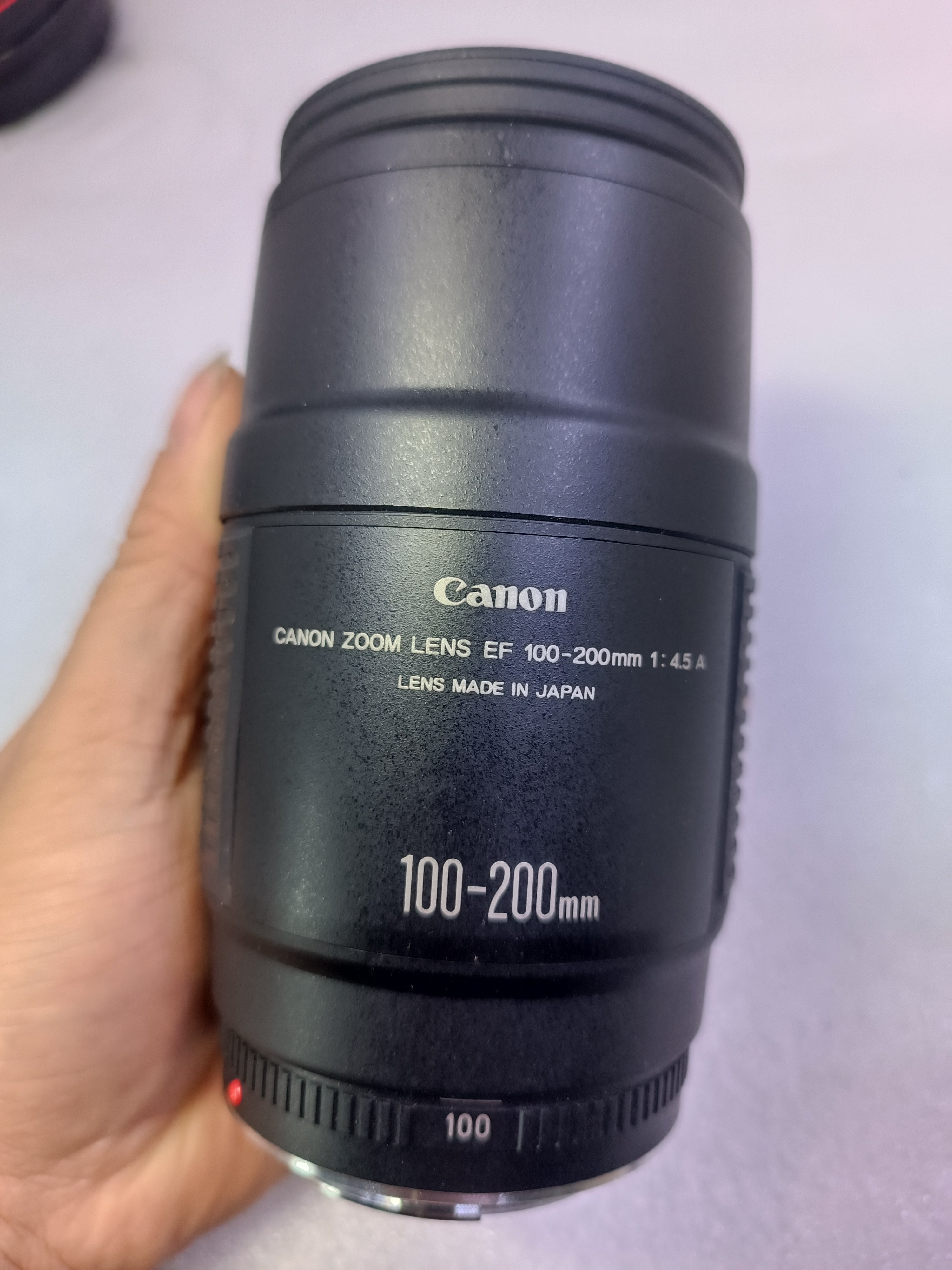 佳能100-200 4.5中长焦镜头ef自动佳能单反ef口成色新