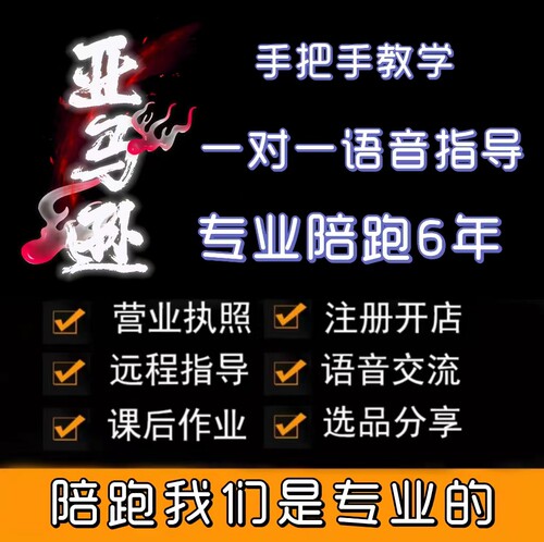 2025年最新亚马逊代运营入驻注册开店一对一指导培训跨境电商陪跑