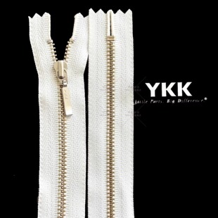 15cm黑色藏青色YKK拉链3号金属拉锁头套头针织衫口袋裤子拉练头20