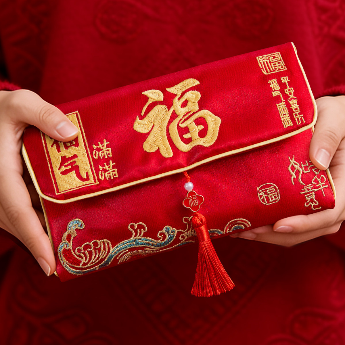2026新款高档布艺红包袋刺绣缎面马新年个性创意儿童结婚万元压岁,节庆用品/礼品,红包/利是封,淘宝优惠券,粉丝福利购,淘宝优惠卷