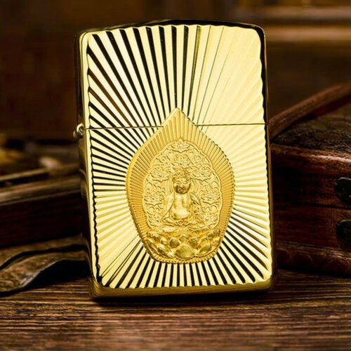 zippo打火机释迦牟尼佛光普照