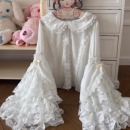 百搭大袖 蕾丝优雅衬衫 千木原创doll感lolita姬袖 内搭 砂砂糖