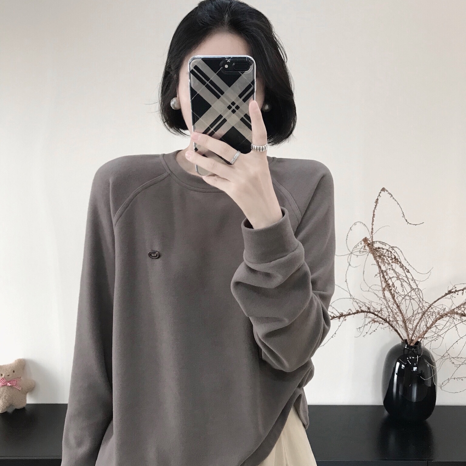 【大萌家】all day cozy我的秋冬半永久  羊绒手感加厚保暖打底衫