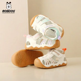巴布豆宝宝凉鞋House学步鞋男女婴童运动鞋1-4岁婴幼儿防滑稳步鞋