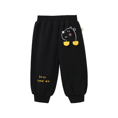 宝宝裤子秋款男童长裤宽松儿童卫裤秋季外穿婴儿休闲裤女童运动裤