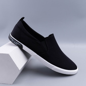 低帮透气老北京布鞋 潮男鞋 男 简约男休闲鞋 春季 一脚蹬舒适板鞋 时尚