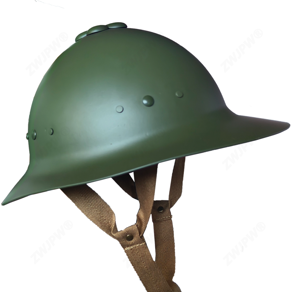 中式  山竹盔 梅花盔 复古钢盔 户外头盔 复刻