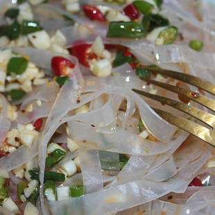 河南特产5斤包邮水晶粉皮凉皮非绿豆粉皮凉拌菜粉皮干货批 發小吃