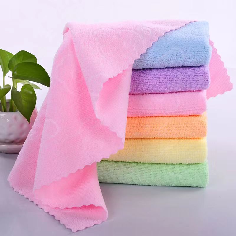 家政保洁毛巾吸水不掉毛加厚家用清洁厨房擦地板擦玻璃专用10条装